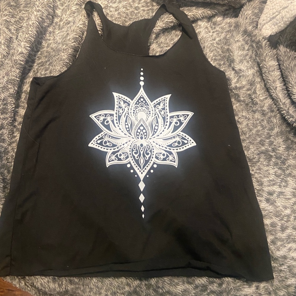 Lotus Print Tank Top